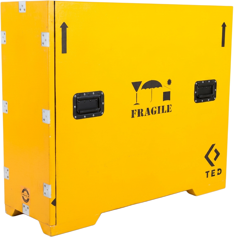 Yellow T.E.D. Fine Art Museum Crate