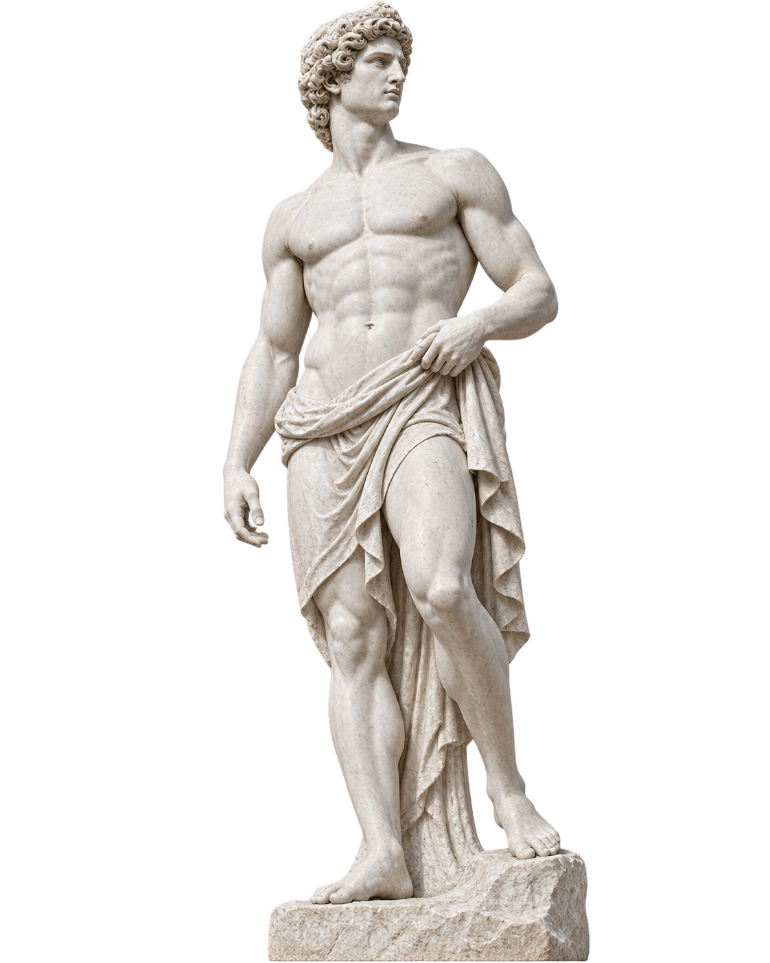 Classical marble sculpture representing Private collectors