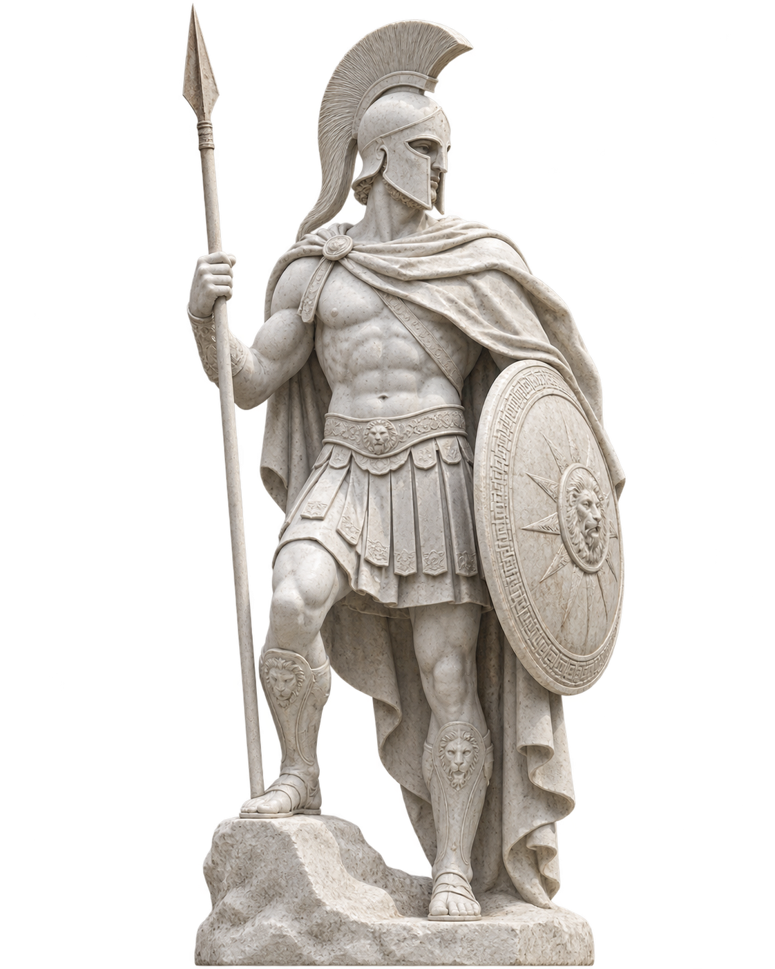 Classical marble sculpture representing Corporate collections