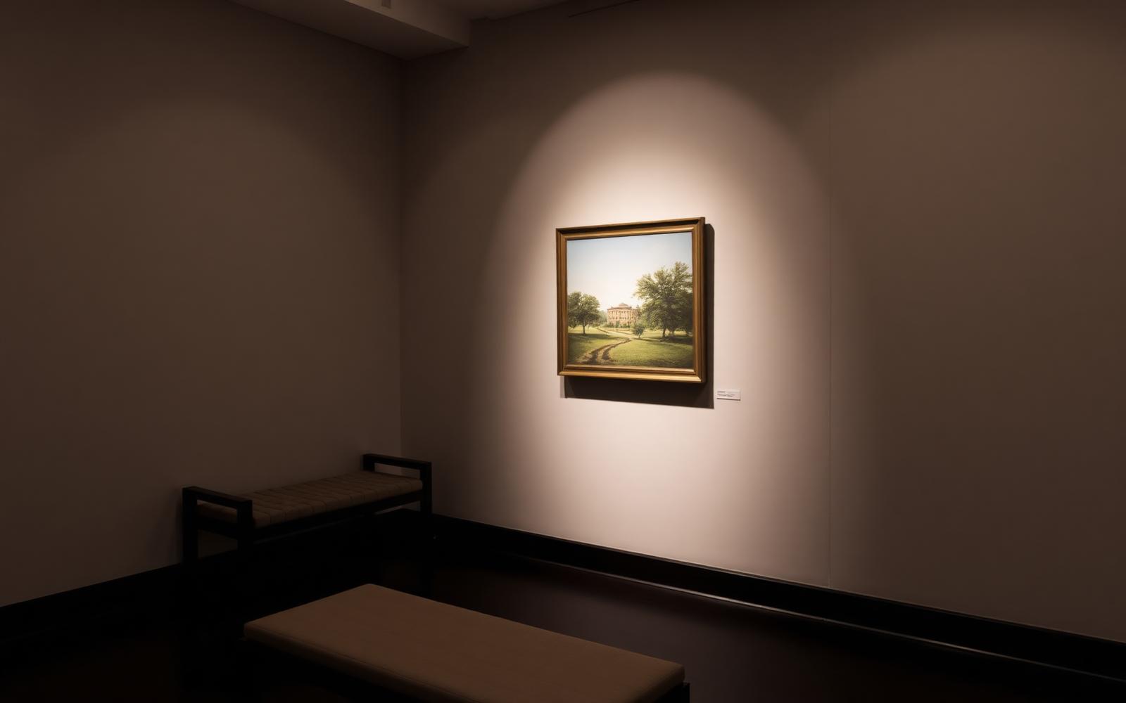 Art viewing room